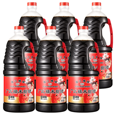 珠江桥牌广式糯米甜醋1.9L*6商用