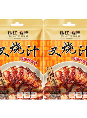 珠江桥牌广东叉烧酱叉烧汁100g
