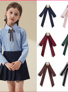 儿童领结 韩版女童潮宝宝领结小孩小学生演出表演衬衫礼服蝴蝶结