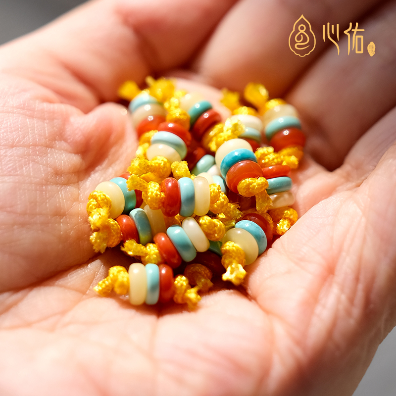 心佑红绿灯隔片配饰套装文玩配件