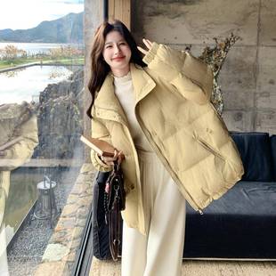 黄色呼好看奶呼09白鸭绒羽绒服女ZMIAO657加厚保5暖202冬季新款小