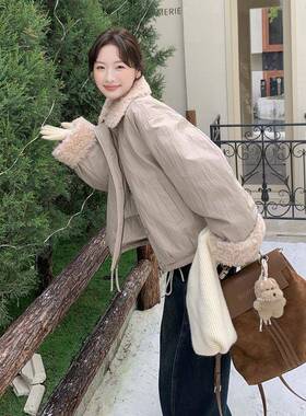 品羊毛拼2B076-82接羔90新白鸭绒绒羽服