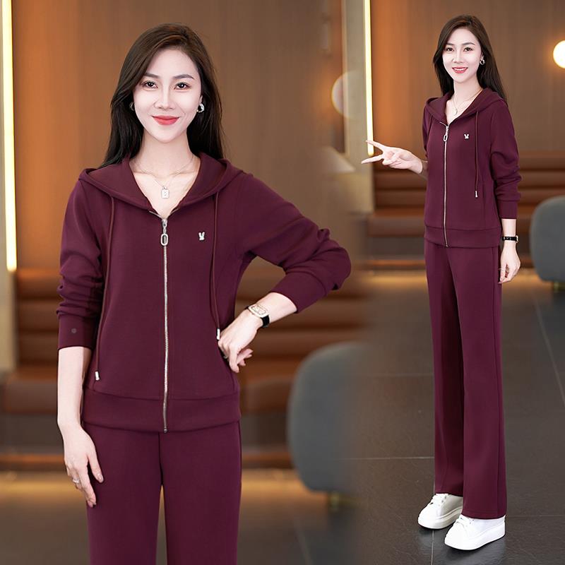 225春秋新练款成年性运动套装女长袖P96849142OLO领棉质透气健0身