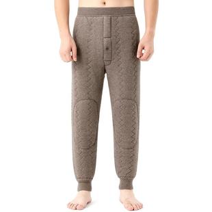 冬季 打底内穿羊OMG绒裤 羊绒裤 加加绒厚保暖裤 高新毛线 中年男士 款