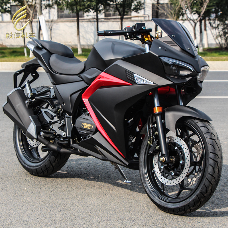 新款征服者小忍者地平线摩托车跑车大型公路赛街车350cc双杠水冷