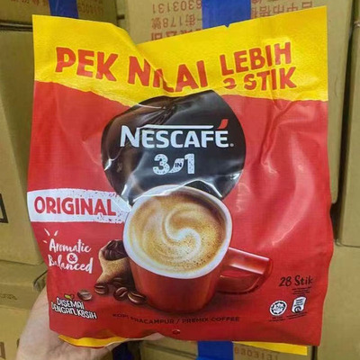 雀巢咖啡马来西亚进口原味三合一