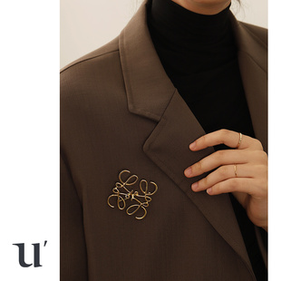 胸针女韩国ins潮百搭个性 毛衣复古金属西装 大气别针小香风配饰