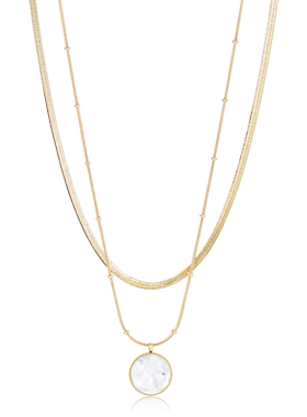 高级感天然贝壳项链女小众