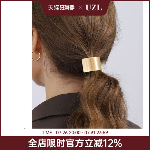 金属女扎重工ins风气质韩国发饰