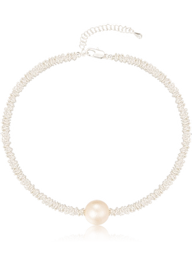 高级感小众棉花珍珠项链女时尚