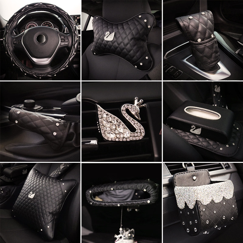 汽车档位手刹套方向盘安全护肩套车内装饰内饰用品V套饰套装五件,汽车用品/电子/清洗/改装,手刹套/档把套/套饰套装,淘宝优惠券,粉丝福利购,淘宝优惠卷