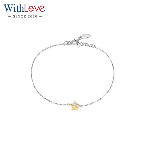 WithLove星星群镶钻石手链