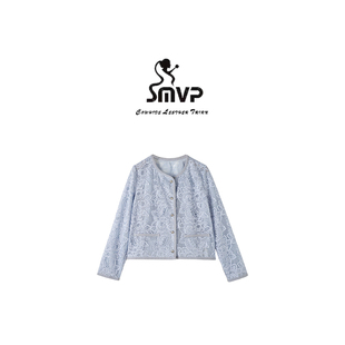 【SMVP】CHESONSE【梦入江南】VG家 优雅蕾丝钩花镂空短外套1268