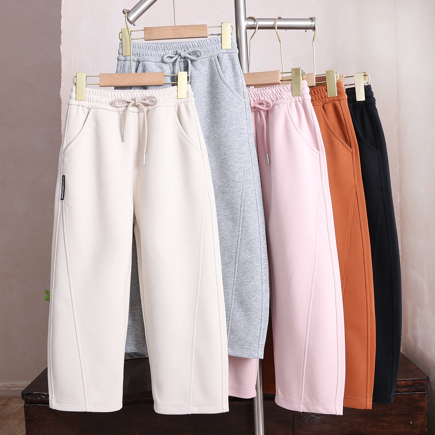 女童裤子香蕉裤2025新款秋外穿女宝黑色大童运动长裤儿童卫裤百搭,童装/婴儿装/亲子装,裤子,淘宝优惠券,粉丝福利购,淘宝优惠卷