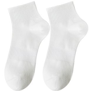 灰色袜子女纯棉短袜夏季薄款无骨跑步运动防臭吸汗学生配小白鞋