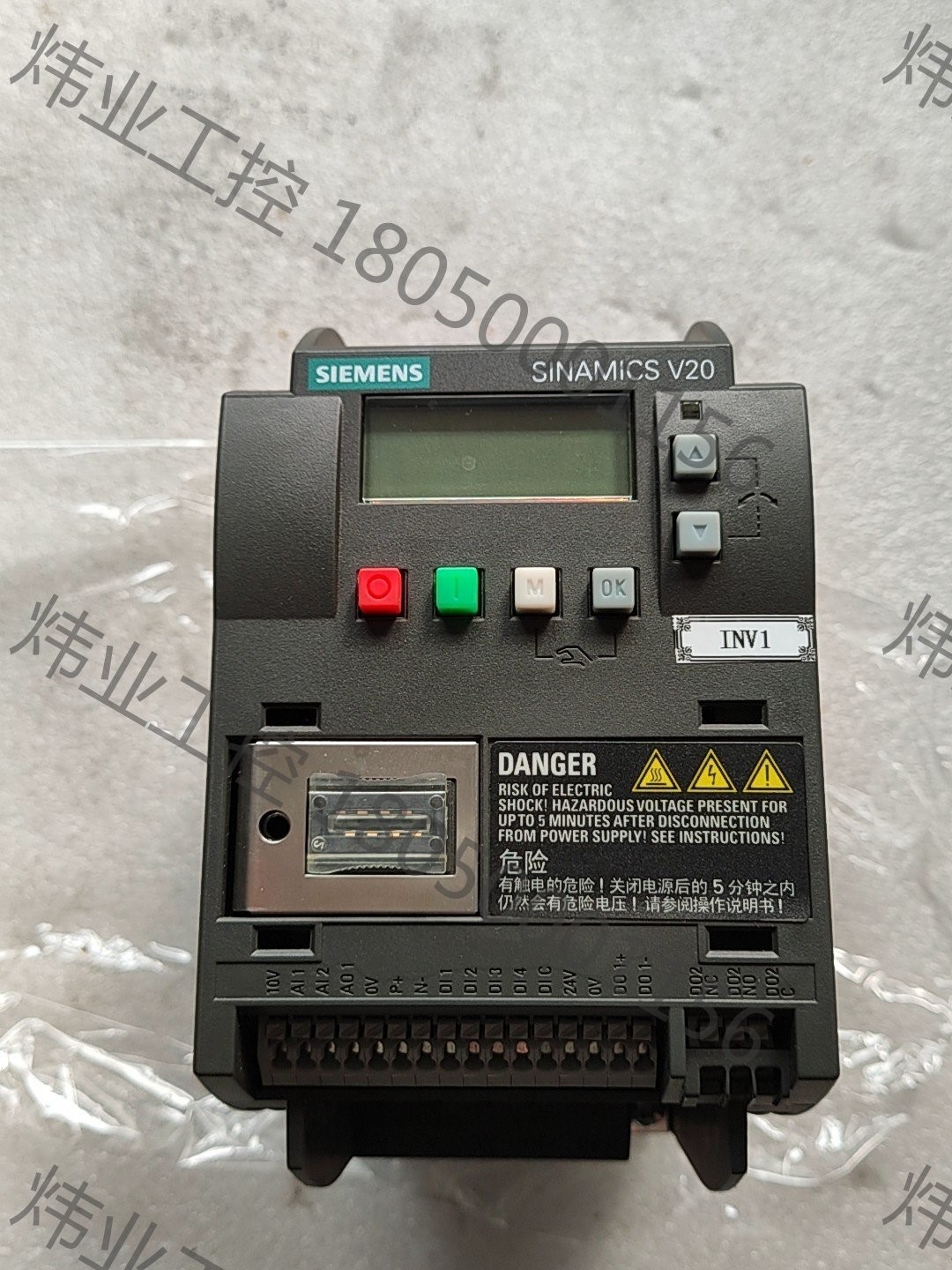 西门子0.75kw变频器6SL3210-5BE17-5UV0