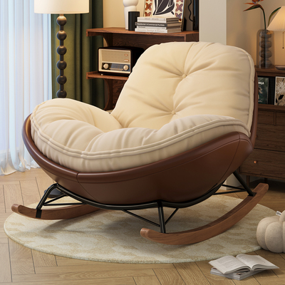 摇摇椅躺椅成人可睡觉阳台家用休闲椅子客厅懒人沙发企鹅摇椅