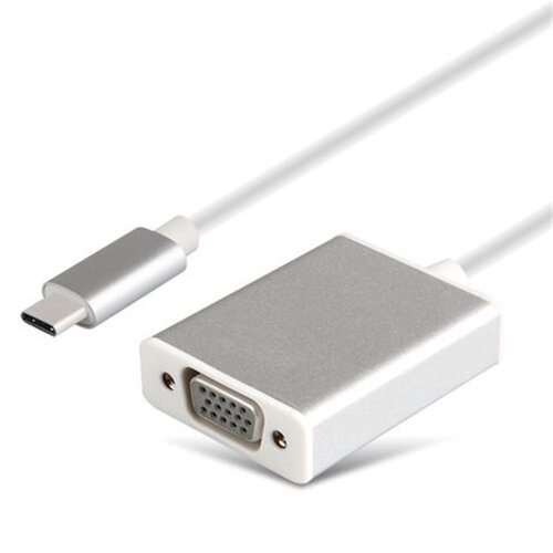 USB3.1type-c转vga高清数据线笔记本电脑3.1转VGA显示器连接线