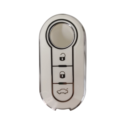 适用于菲亚特500博悦Bravo钥匙套Panda朋多Punto欧胜壳Stilo包扣