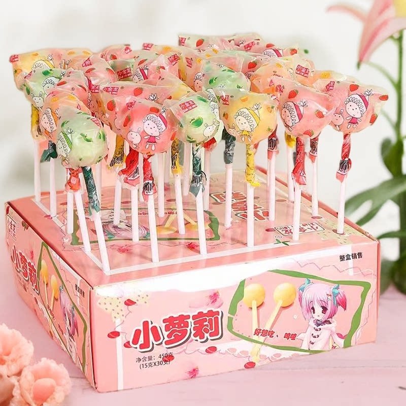 小金龙小萝莉棒棒糖巨峰葡萄味棒棒糖儿童节创意礼物送女友礼盒装