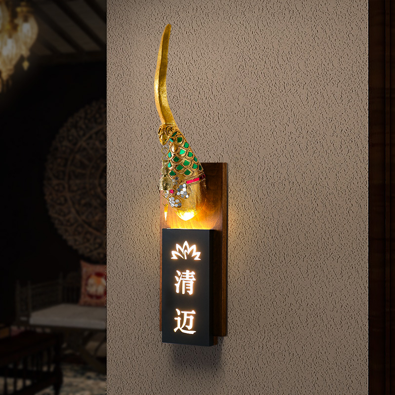 异丽东南亚壁饰泰式spa会所名宿