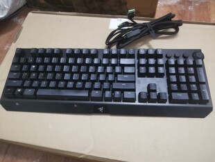 二手雷蛇黑寡妇蜘蛛精英版 RZ03-0262 游戏键盘 雷云3驱动