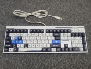 3820有线键盘逆战联名款 二手CHERRY MX2.0S G80 无光8成新 红轴