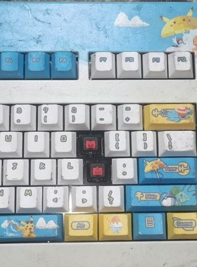 樱桃G80-3000/3494皮卡丘定制版机械键盘键帽，图片孤品