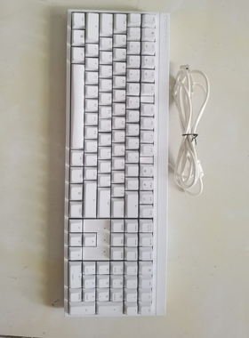 二手CHERRY MX2.0S G80-3820有线键盘白色 红轴 无光 8成新