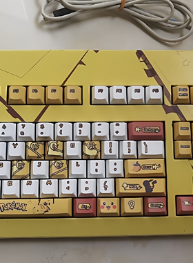 樱桃G80-3000 比卡丘主题 黑轴，功能正常 孤品，实物图 原装线