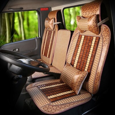 陕汽德龙k3000 k5000货车座套 陕汽轩德x6x9木珠夏季竹片坐垫套
