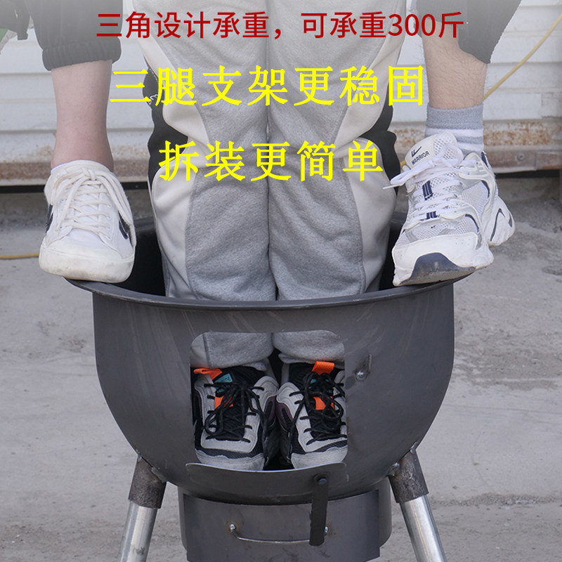 别墅庭院柴火灶新款烧木柴家用户外炉具移动农村地锅灶大锅灶台北