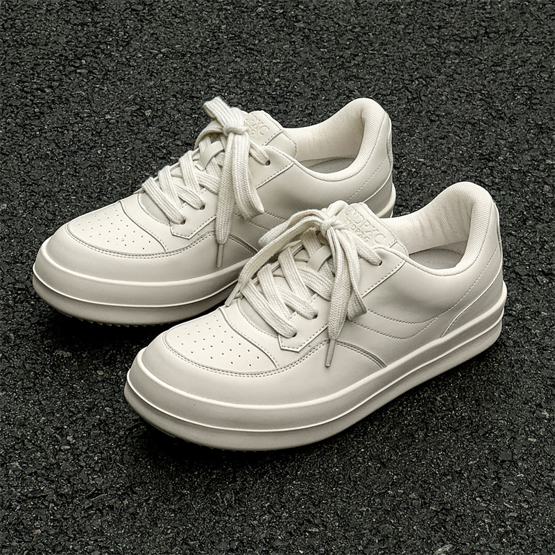 春季男鞋2025新款运动休闲鞋韩版学生时尚厚底板鞋休闲小白鞋潮鞋
