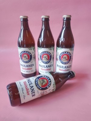 德国保拉纳小麦啤酒柏龙白啤酒500ml*20瓶整箱paulaner