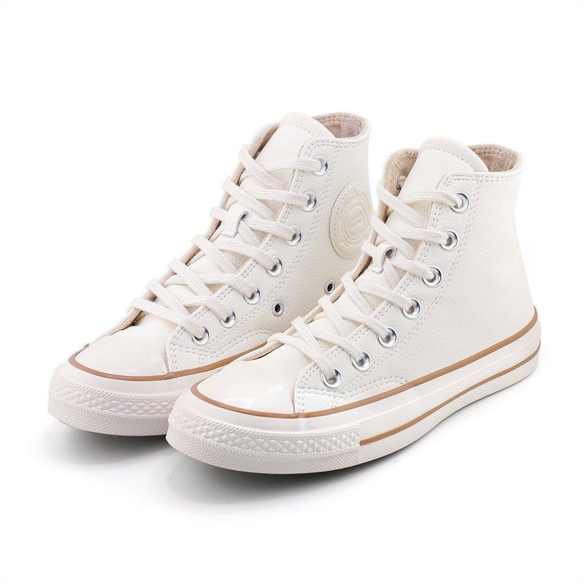 几何火星/1970s经典高低帆布鞋女2026经典春季新平底女鞋皮面板鞋,女鞋,棉鞋,淘宝优惠券,粉丝福利购,淘宝优惠卷