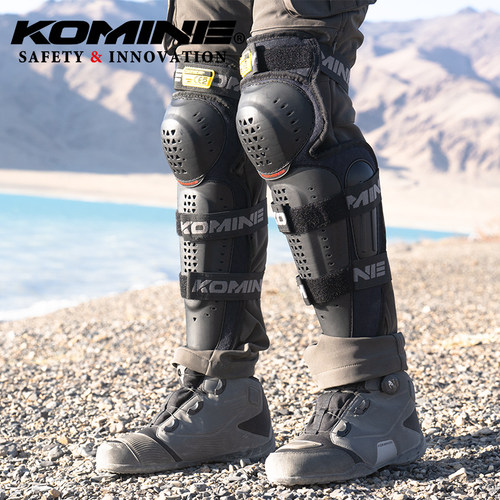 KOMINE摩托车防摔CE2级硬质护膝