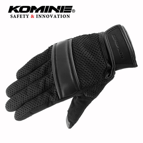 komine摩托车夏季羊皮骑行手套