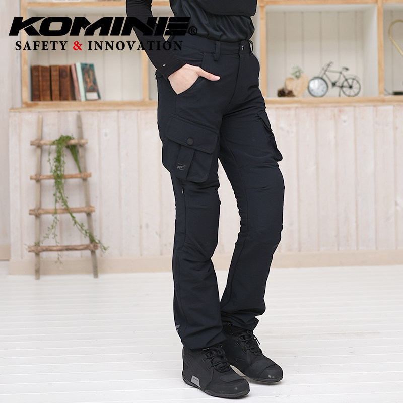 KOMINE春夏弹力防水骑行裤速干摩托车骑士休闲工装裤男女款PK-748
