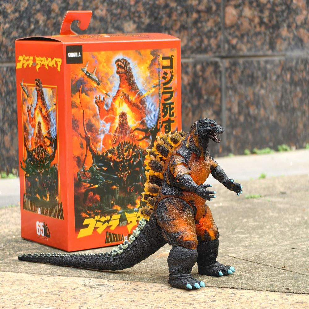 NECA燃烧哥斯拉1995红莲godzilla手办恐龙怪兽关节可动模型摆件