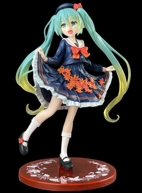 动漫美少女初音枫叶制服3rd四季秋服景品手办模型摆件礼物