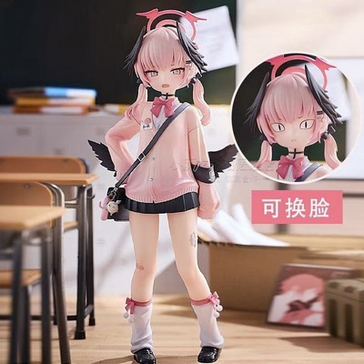 蔚蓝档案动漫手办模型下江小春手办可爱萌妹美少女摆件