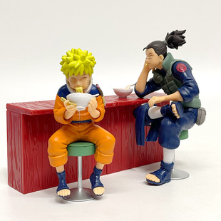 火影手办模型 鸣人佐助卡卡西宇智波鼬鹿丸动漫周边模型车载摆件