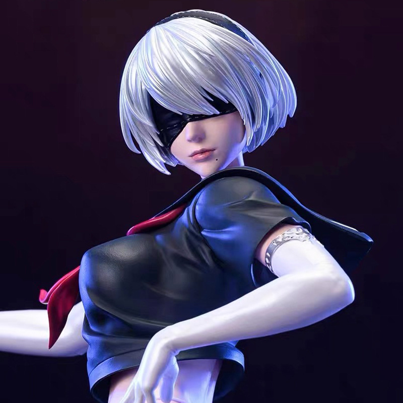 优质版2B尼尔机械纪元手办小姐姐机械生命体动漫模型潮玩摆件