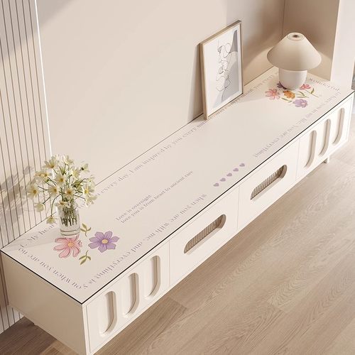 简约高级感电视柜桌垫防水防油