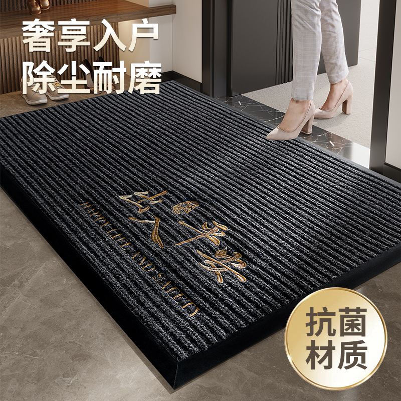 高级感刺绣入户门地垫2025新款