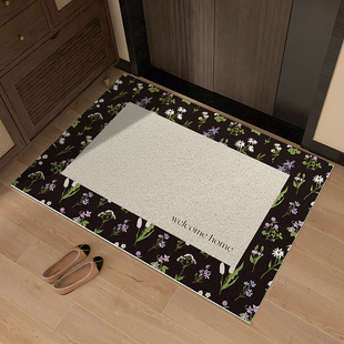入户门地垫丝圈玄关脚垫门口进门家用防滑刮泥蹭土地毯可定制裁剪