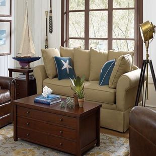 HH美式harbor实木咖啡桌美式乡村实木茶几简约客厅家具茶几house