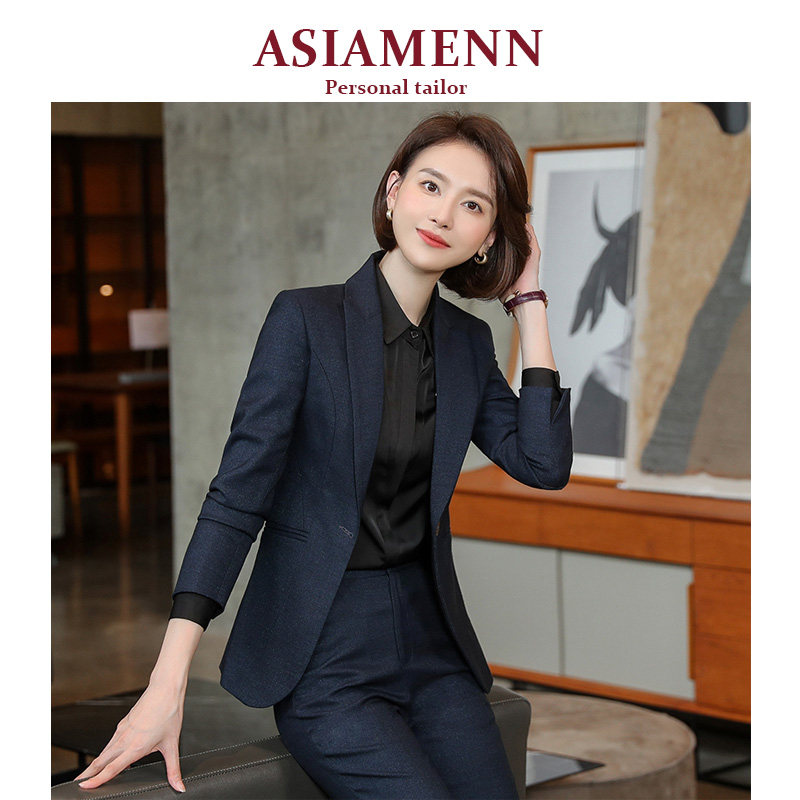 高级感职业套装女春季2025新款时尚休闲工作服女总裁西服商务西装