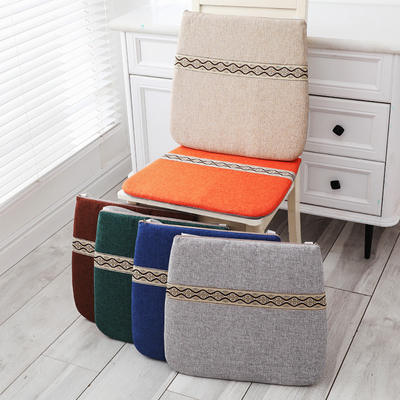 可拆洗加厚餐椅垫拉链硅胶防滑