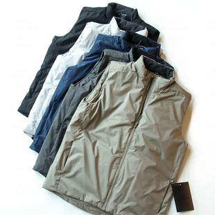 男女立领中空丝绵轻量速干保暖冬季户外防风棉马甲棉背心